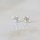 Pearl + CZ Cross Studs