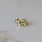 Speckled Pearl Hoop Earrings