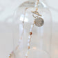 Agate Charm Personalized Necklace in Silver