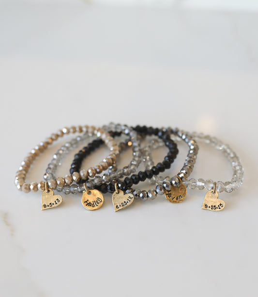 Personalized Crystal Stacks | Neutral Fall Mix
