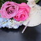 Memory Flower Long Narrow Bar Necklace