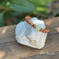 Raw Beauty Bracelet made with Raw Gemstones - Prehnite