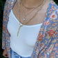 Grande Paper Clip Necklace - Layering Necklace