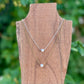 Harmony Necklace with an Akoya Pearl available in Gold and Silver