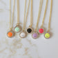 Smiley Face Necklace with Cubic Zirconia