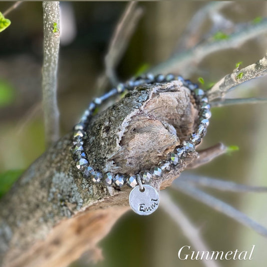 Personalized Crystal Stack Gunmental