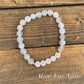 The Remix Momma Stack Personalized Gemstone Bracelet - Matte Fire Agate