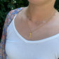 Rustic Cross Necklace - Layering Necklace
