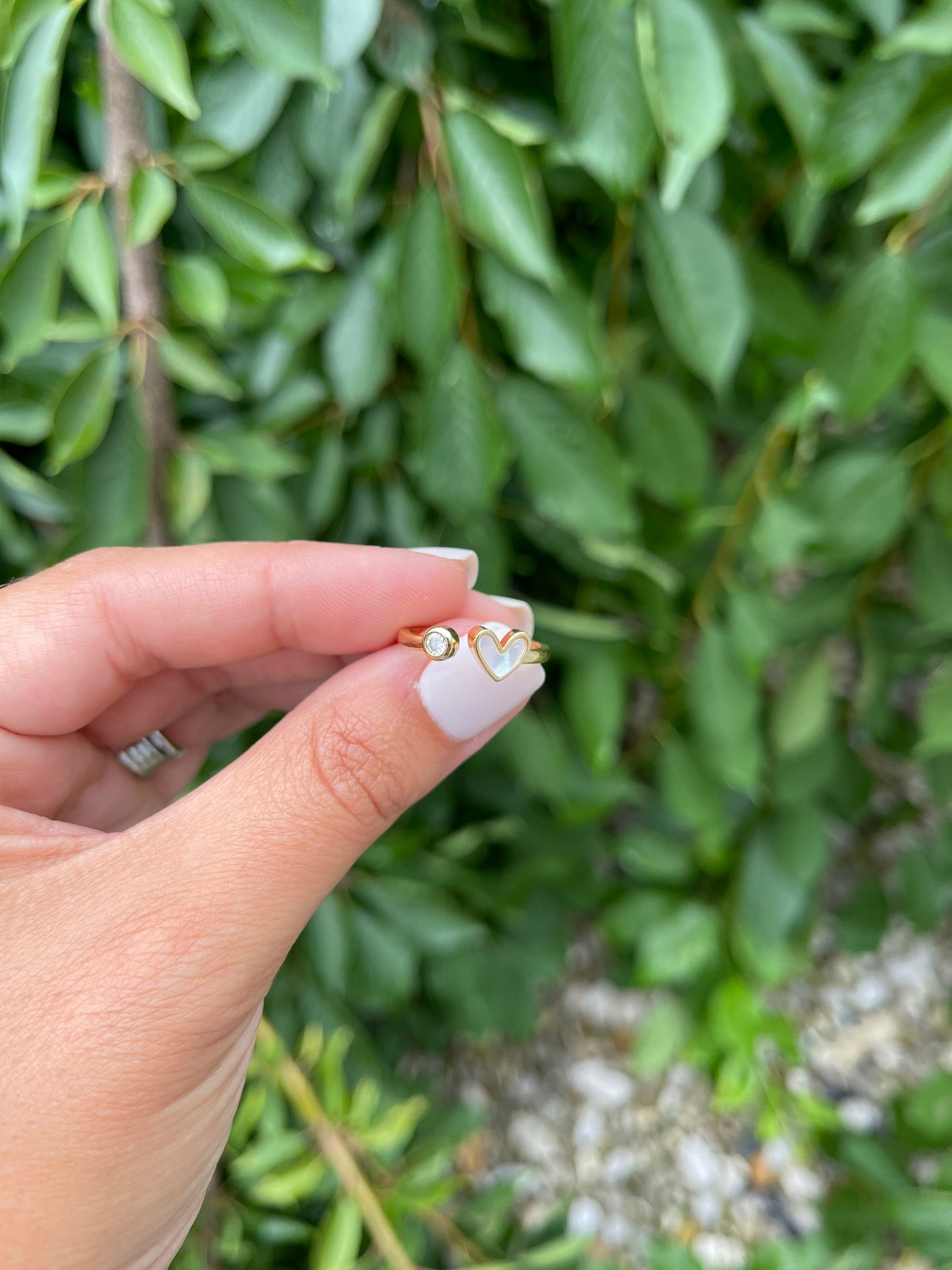 Gold Stacking Rings | Cubic Zirconia