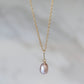 Good Luck Necklace with Blush Fresh Water Pearl