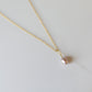 Good Luck Necklace with Blush Fresh Water Pearl