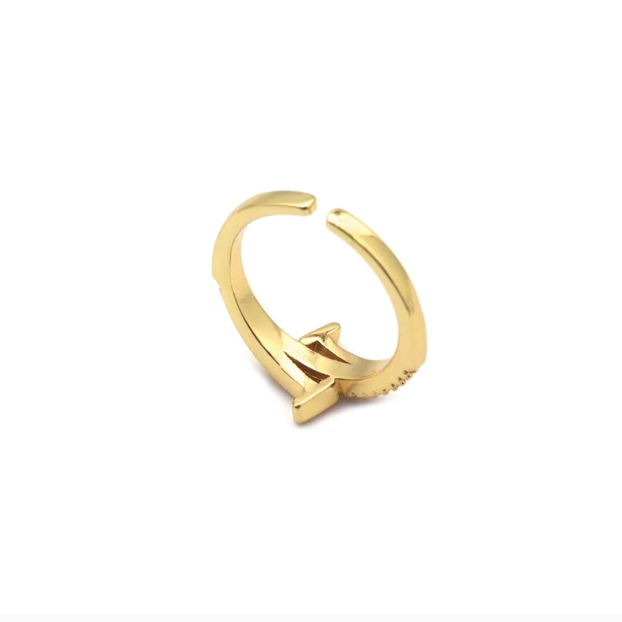 Gold Stacking Rings | Cubic Zirconia