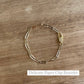 Delicate Paper Clip Bracelet