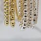 Titanium Hematite Everday Stack - Gold and Silver