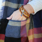 Birthstone Stack Bracelet - Swarovski Crystral and Roosewood