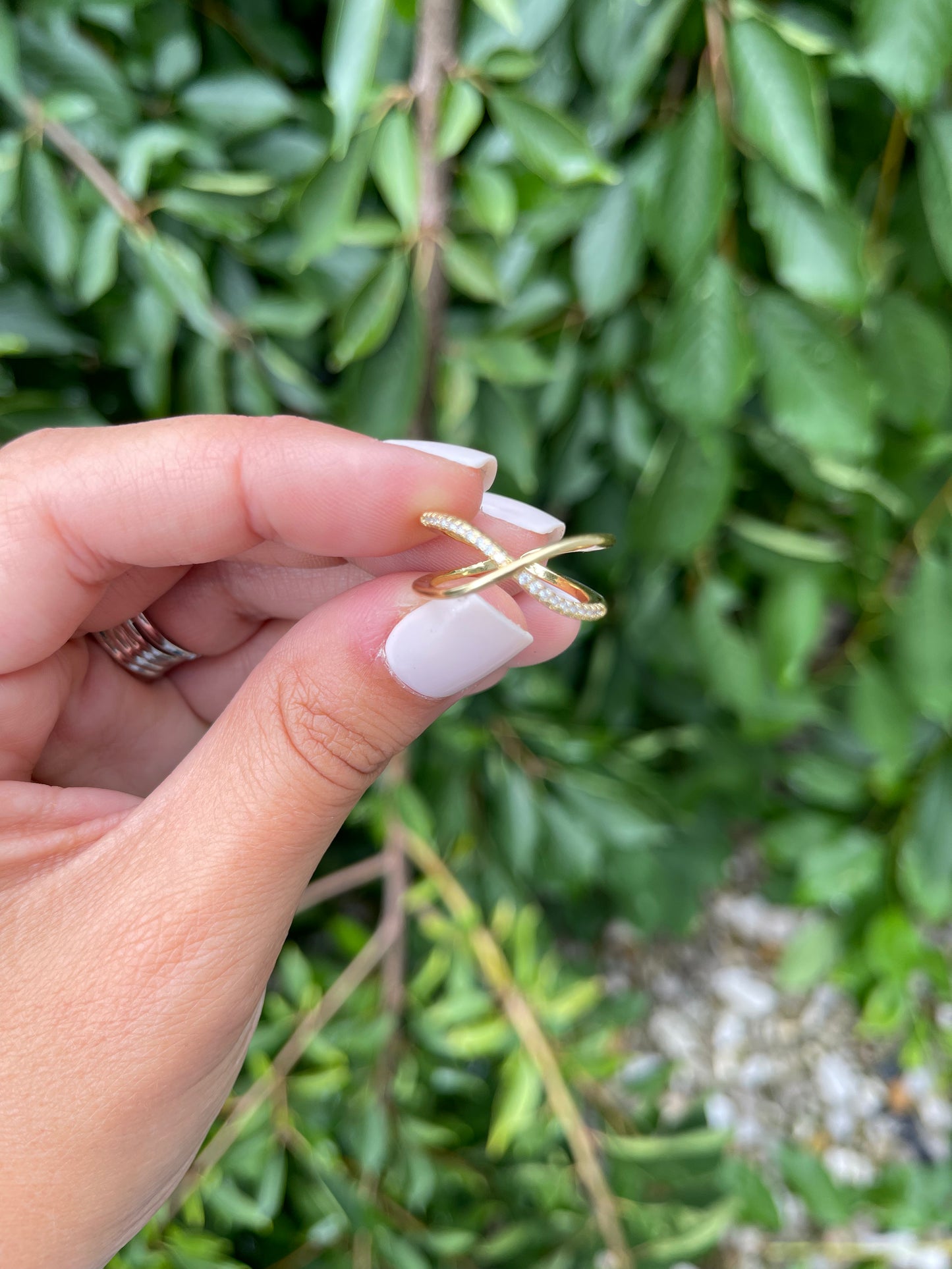 Gold Stacking Rings | Cubic Zirconia