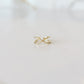Infinity Cubic Zirconia Gold Stacking Ring