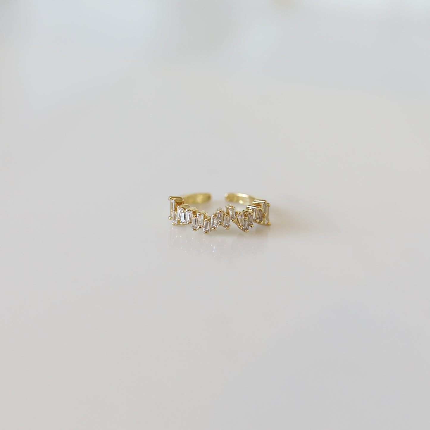 Gold Stacking Rings | Cubic Zirconia