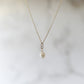 Good Luck Necklace with a Freshwater Pearl available in Gold