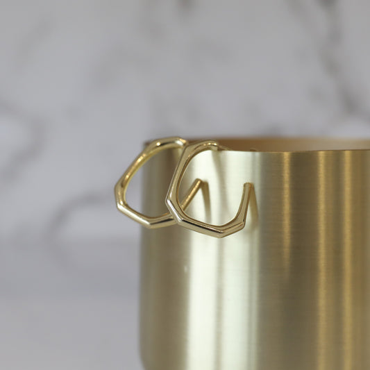 Grande Rectangle Hoops